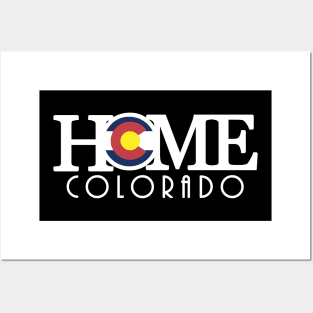 HOME Colorado (long white text) Posters and Art